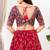Women's silk padded back open elbow sleeves saree blouse