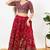 Women's silk padded back open elbow sleeves saree blouse