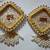 Handmade Shubh Labh Hanging with Yellow Pink Thread Work Traditional Home Wall Hanging (Pack of 2)