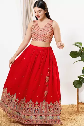 Women's silk padded back open sleeveless saree blouse