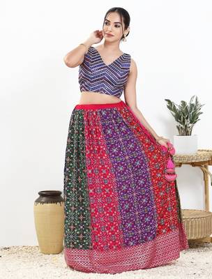 Women's silk padded back open sleeveless saree blouse 5