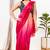 Women's sequence padded back open sleeveless saree blouse