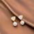 Anti tarnish contemporary  drop earrings