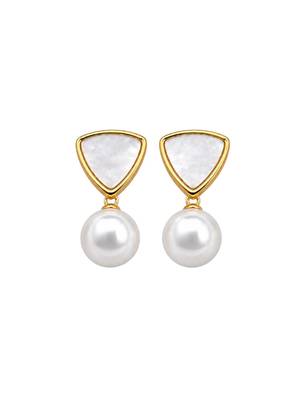 Anti tarnish contemporary  drop earrings 4