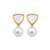 Anti tarnish contemporary  drop earrings