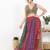 Women's georgette padded back open sleeveless saree blouse