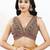 Women's georgette padded back open sleeveless saree blouse