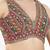 Women's georgette padded back open sleeveless saree blouse