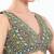 Women's georgette padded back open sleeveless saree blouse