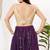Women's sequence padded back open sleeveless saree blouse