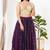 Women's sequence padded back open sleeveless saree blouse