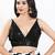 Women's sequence padded back open sleeveless saree blouse
