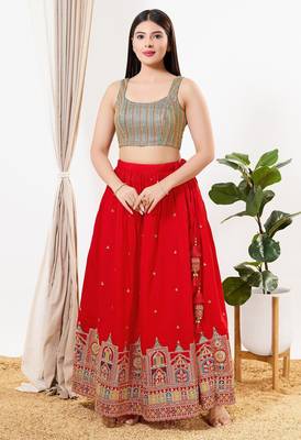 Women's silk padded back open sleeveless saree blouse 4