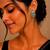 German silver white floral drop earrings
