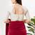 Women's silk padded front open elbow sleeves saree blouse