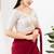 Women's silk padded front open elbow sleeves saree blouse