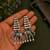 Silver oxidised elephant motif dangler earrings