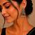 Silver oxidised elephant motif dangler earrings