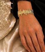 Anti tarnish stainless steel reef adjustable cuff bracelet