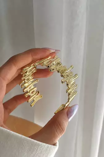 Anti tarnish stainless steel reef adjustable cuff bracelet