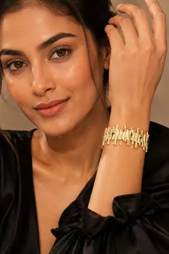 Anti tarnish stainless steel reef adjustable cuff bracelet