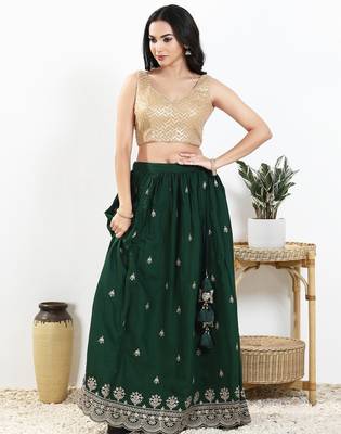 Women's silk padded back open sleeveless saree blouse 5