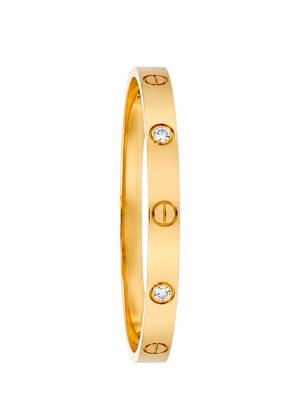 Anti tarnish gold plated classic rivet bangle bracelet 1