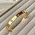 Anti tarnish gold plated classic rivet bangle bracelet