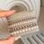 Stainless steel 5pcs stackable stretchable bracelet