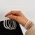 Stainless steel 5pcs stackable stretchable bracelet