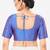 Women's tafeta silk padded front open elbow sleeves saree blouse