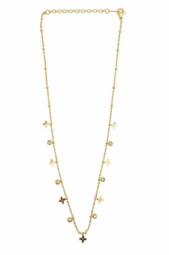 Anti tarnish stainless steel charm necklace chain
