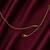 Anti tarnish stainless steel charm necklace chain