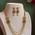 Gold plated layered heritage necklace set