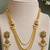 Gold plated layered meenakari necklace set