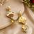 Gold plated layered meenakari necklace set