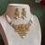 Gold plated jaipuri meenakari choker necklace set