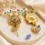 Gold plated jaipuri meenakari choker necklace set
