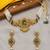 Gold plated rajwadi heritage choker necklace set