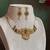 Gold plated rajwadi heritage choker necklace set