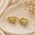 Gold tone floral meenakari cz choker necklace set