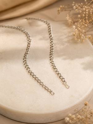 Silver plated cz adjustable kamarbandh waist belt 5