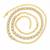 Gold plated cz adjustable kamarbandh waist belt