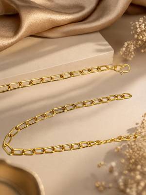 Gold plated cz adjustable kamarbandh waist belt 5