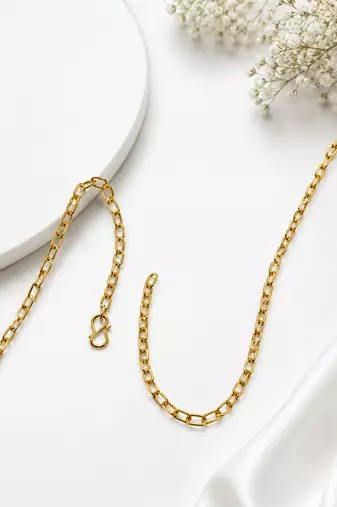 Gold plated cz adjustable kamarbandh waist belt