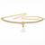 Gold plated cz teardrop design adjustable kamarbandh waist belt