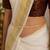 Gold plated cz floral adjustable kamarbandh waist belt