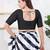 Women's dupion silk padded front open elbow sleeves saree blouse