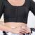 Women's dupion silk padded front open elbow sleeves saree blouse