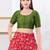 Women's dupion silk padded front open elbow sleeves saree blouse